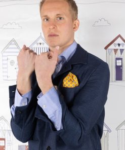 Uomo GHIGLINO 1893 | Camicia Polo Collo Francese Azzurro