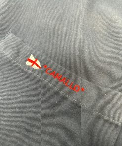 Uomo GHIGLINO 1893 | Giacca Camicia Camallo Cotone Blu 