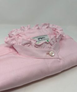 Donna GHIGLINO 1893 | Camicia Gughi Collo Rouches Fil A Fil