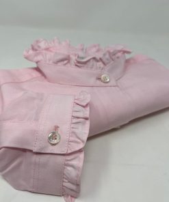 Donna GHIGLINO 1893 | Camicia Gughi Collo Rouches Fil A Fil