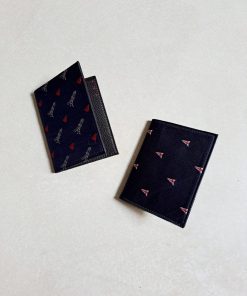 Accessori GHIGLINO 1893 | Portafoglio Seta Bandierine Di Genova