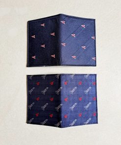 Accessori GHIGLINO 1893 | Portafoglio Seta Bandierine Di Genova