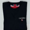 Uomo GHIGLINO 18893 | Felpa Girocollo Ricamo Genovese "Camallo" Col. Nero