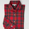 Donna GHIGLINO 1893 | Camicia Franci Tartan Rosso